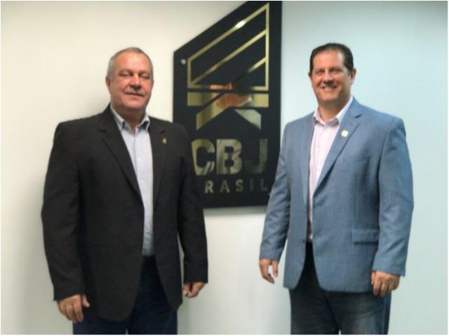 Presidentes de Federações e representante dos atletas visitam nova sede da CBJ