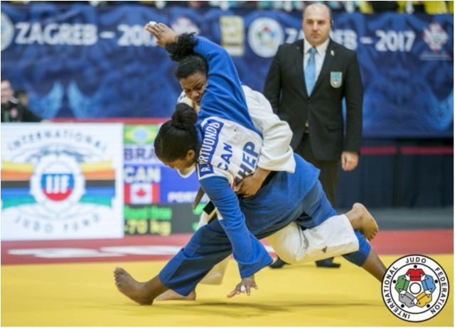 Ellen Santana (70kg) fica em quinto lugar no terceiro dia de Mundial Júnior