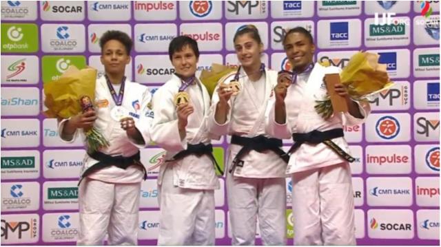 Érika Miranda conquista o bronze para o Brasil no primeiro dia de World Masters