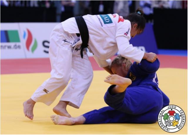 Mayra Aguiar estreia no Circuito Mundial em 2018 com vice-campeonato do Grand Slam de Dusseldorf