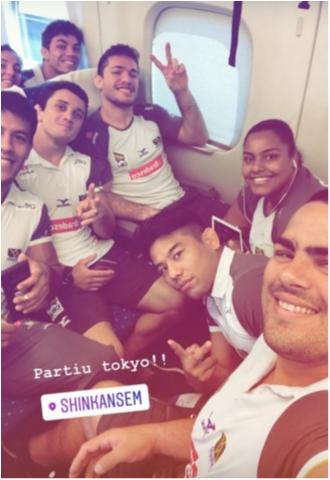 Seleção brasileira chega a Tóquio para semana de treinos no Instituto Kodokan