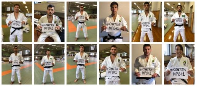 Atletas e técnicos da seleção brasileira de judô se posicionam contra a Medida Provisória nº 841