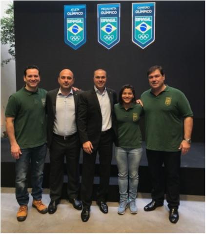 Judocas participam de lançamento do Selo dos Atletas Olímpicos 