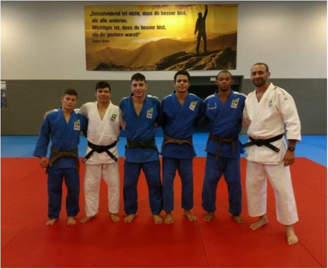 Judocas das categorias de base participam de treinamento de campo em Leipzig