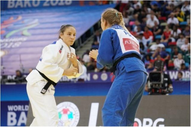 Maria Portela (70kg) e Rafael Macedo (90kg) param nas preliminares do Mundial e retornam ao tatame na quinta-feira, 27, para disputa por equipes