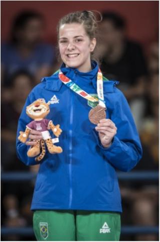 Eduarda Rosa derrota equatoriana e conquista o bronze para o Time Brasil nos Jogos Olímpicos da Juventude 