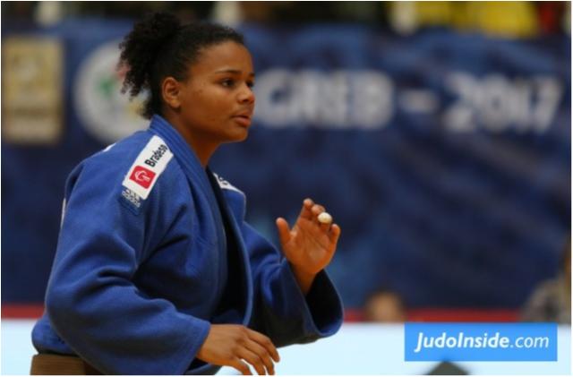 Ellen Santana (70kg) fica em quinto no Mundial Júnior, melhor desempenho da seleção nesta sexta-feira