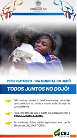 Dia Mundial Do Judo CBJ - Amigos no dojô
