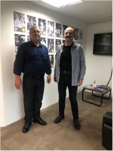 Presidente da CBJ recebe representante da Federação Paulista de Judô na sede da Confederação