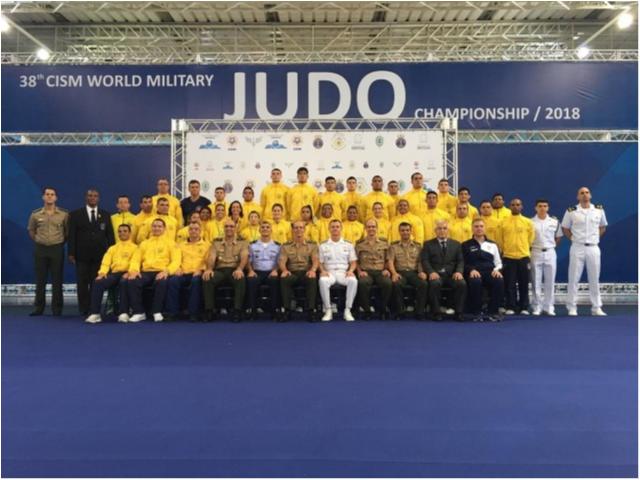 Brasil encerra Mundial Militar de Judô com 10 ouros e 7 bronzes, liderando o quadro geral de medalhas