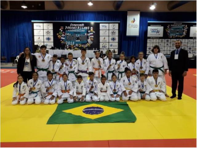 Brasil vai ao pódio 23 vezes no Campeonato Pan-Americano Sub-13, em Guaiaquil