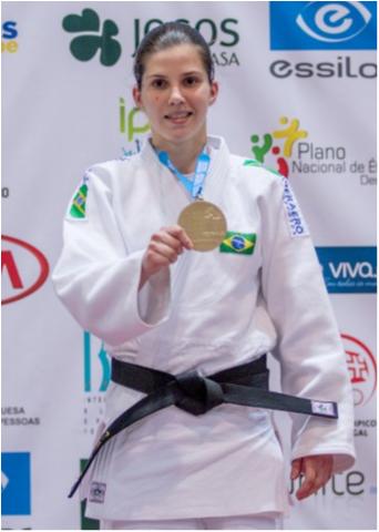 Alana Maldonado fatura ouro inédito no Mundial de Judô Paralímpico, em Lisboa 