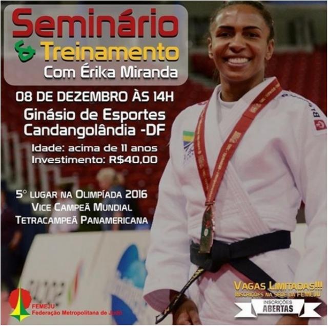 Femeju promoverá Seminário e Treinamento de Campo com Érika Miranda