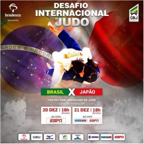 Seleção brasileira despede-se de 2018 em duelo com o Japão no Desafio Internacional de Judô