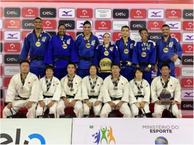 Brasil vence o Japão por cinco a dois no primeiro dia de Desafio Internacional de Judô