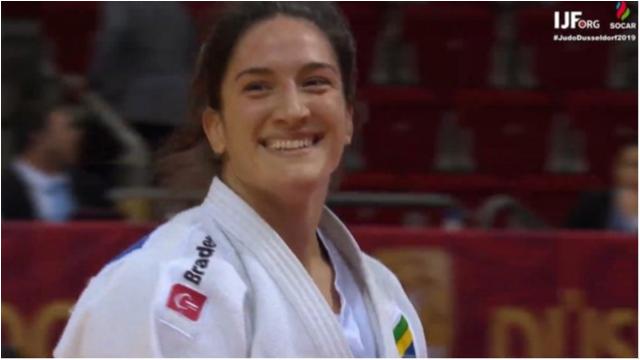 Mayra Aguiar é campeã e Brasil fica em segundo lugar geral no Grand Slam de Dusseldorf com cinco medalhas conquistadas