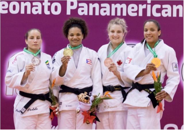 Maria Portela é prata e Eduardo Yudy fica com bronze no segundo dia de Campeonato Pan-Americano de Judô