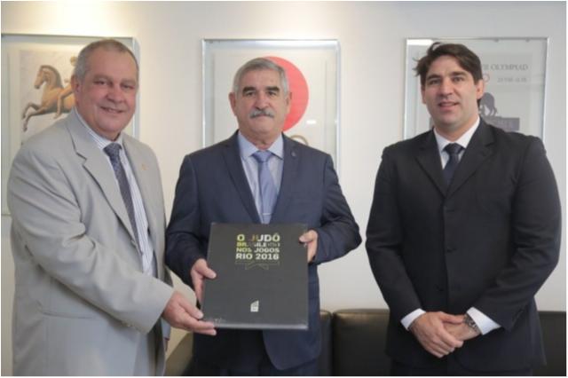 Comitiva da CBJ cumpre agenda em Brasília com autoridades na Secretaria Especial do Esporte e na Embaixada do Japão