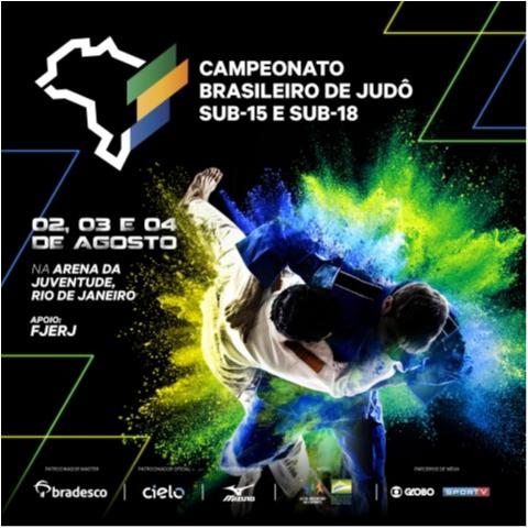 Campeonato Brasileiro Sub-18 de judô tem seus confrontos definidos
