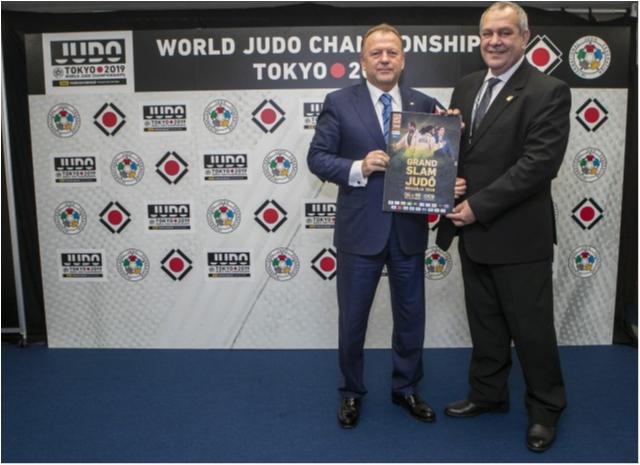 Em Tóquio, presidente da CBJ é recebido por presidentes da Federação Internacional de Judô e do Instituto Kodokan