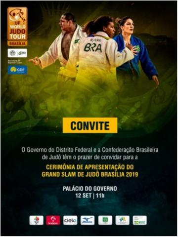 Medalhas e mascote do Grand Slam de Brasília serão apresentados nesta quinta-feira, 12, na cerimônia de lançamento oficial do evento