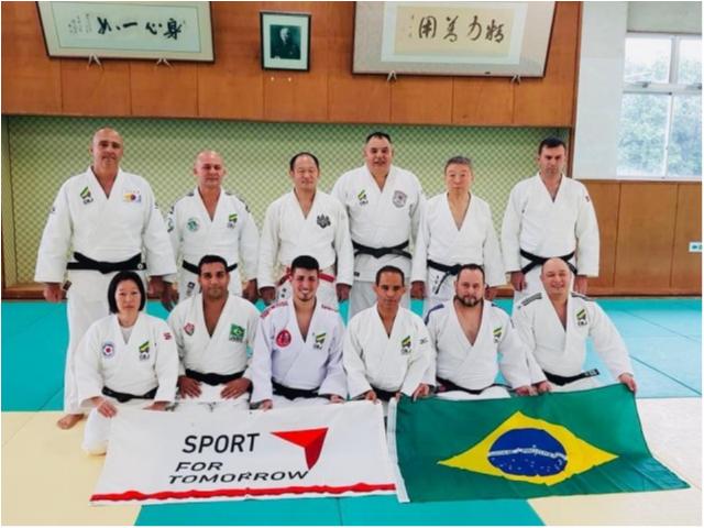 Professores de judô selecionados para intercâmbio no Japão, do programa Sport For Tomorrow, iniciam atividades em Tsukuba