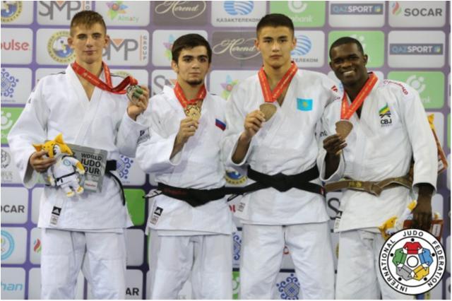 Brasil conquista segundo bronze no Mundial Juvenil de Judô, no Cazaquistão