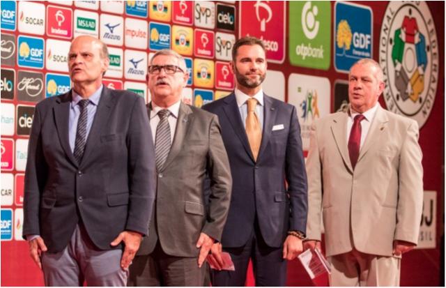 Presidente Silvio Acácio Borges abre Grand Slam de Brasília oficialmente ao lado de autoridades nacionais e da FIJ