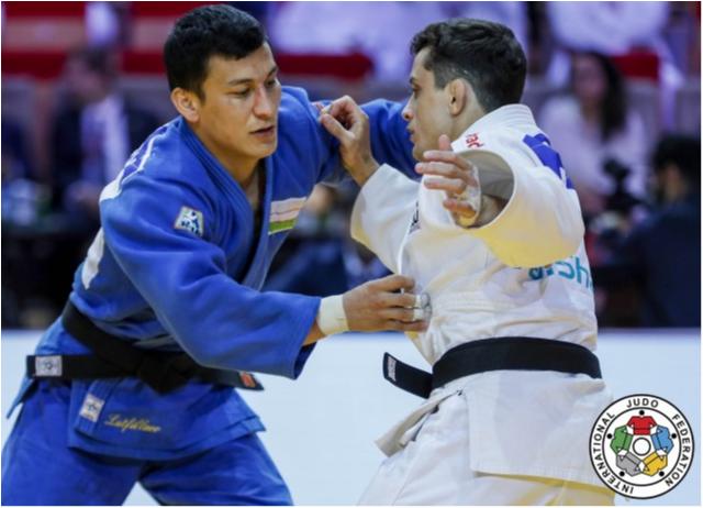 Phelipe Pelim (60kg) fica em quinto no primeiro dia do Grand Slam de Abu Dhabi