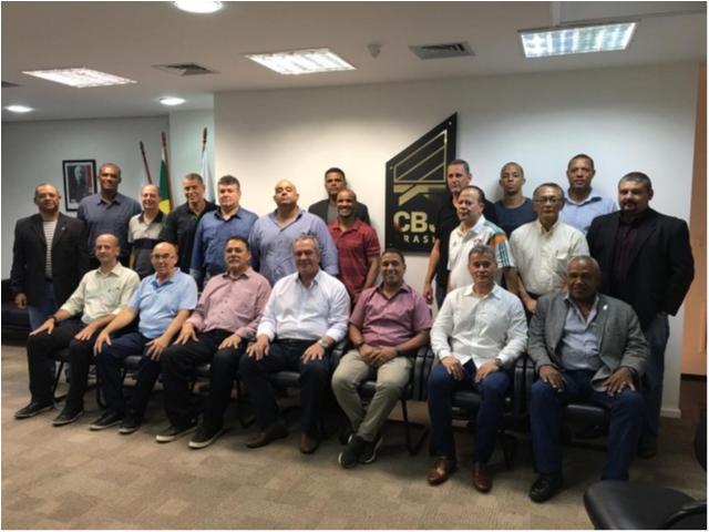 Em ação de integração com Federação, CBJ recebe visita de dirigentes e árbitros do Rio de Janeiro