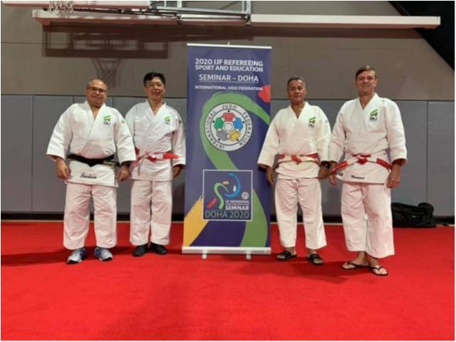 Árbitros brasileiros participam do Seminário Internacional de Arbitragem, Esporte e Educação da FIJ, em Doha