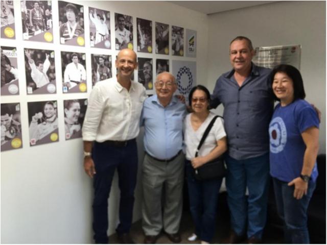 CBJ recebe visita do sensei Tadao Nagai, professor kôdansha 9º Dan de Pernambuco