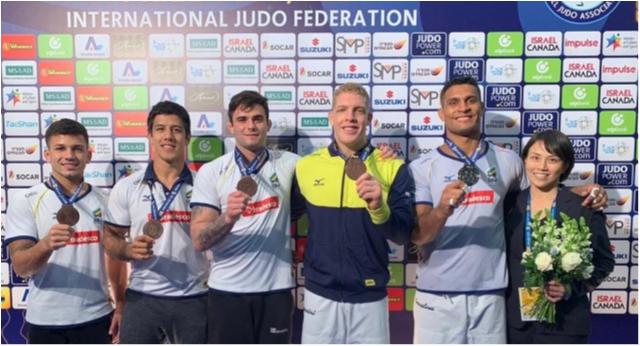 Judô brasileiro fecha Grand Prix de Tel Avi em grande estilo com mais três medalhas neste sábado, 25