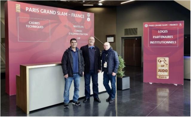 Presidente da CBJ acompanha seleção no Grand Slam de Paris e cumprirá agenda institucional com autoridades