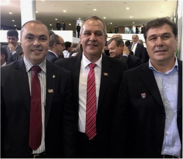 Aurélio Miguel e Rogério Sampaio são homenageados pelo Governo Federal no Centenário Olímpico do Brasil