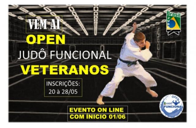 Veteranos lançam disputa virtual com o primeiro Open de Judô Funcional 