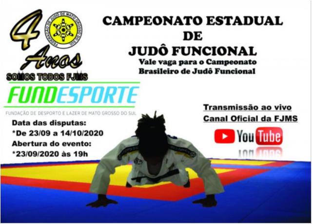 Em comemoração aos 40 anos, Federação de Judô de MS realiza o Campeonato Estadual de Judô Funcional