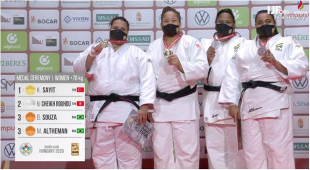 Beatriz Souza e Maria Suelen Altheman faturam mais dois bronzes para o Brasil no último dia em Budapeste