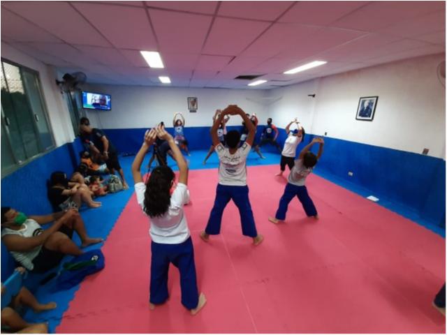 Em projeto social no Rio, união e solidariedade foram os combustíveis para judocas participarem do #FuncionalCBJ