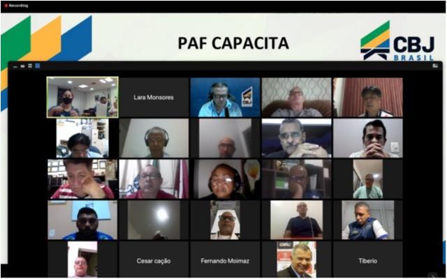 Em reunião virtual, CBJ apresenta planejamento técnico de 2021 às Federações