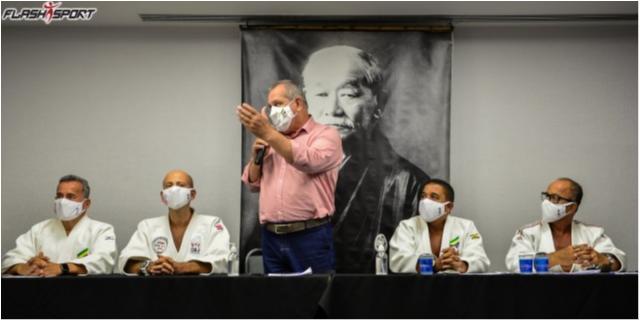 No Rio, presidente da CBJ, Silvio Acácio Borges, prestigia outorga de graus para atletas olímpicos, paralímpicos e que disputaram Mundiais