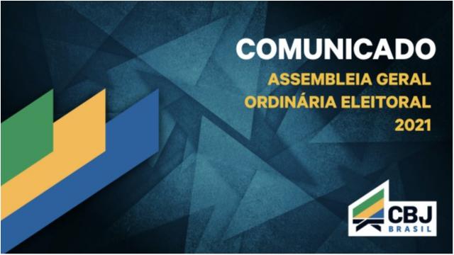 COMUNICADO - CBJ convoca Assembleia Eleitoral para 06 de março, no Rio de Janeiro 