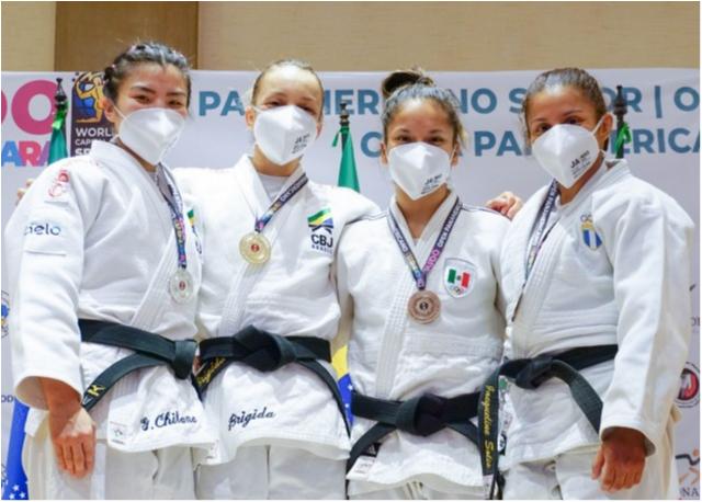 Judô brasileiro tem dobradinhas no 48kg e 57kg, e fecha Open de Guadalajara com sete medalhas 