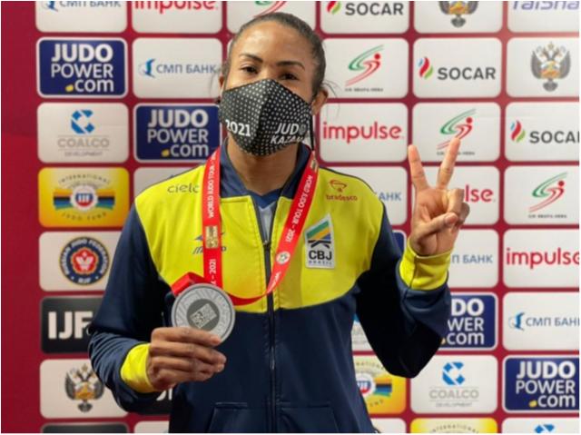 Ketleyn Quadros é vice-campeã do Grand Slam de Kazan, na Rússia