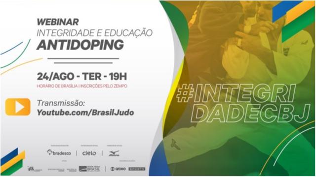 CBJ promove webinar sobre Integridade e Educação Antidoping, nesta terça-feira, 24