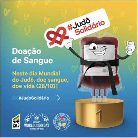 CBJ promove campanha de doação de sangue no Dia Mundial do Judô