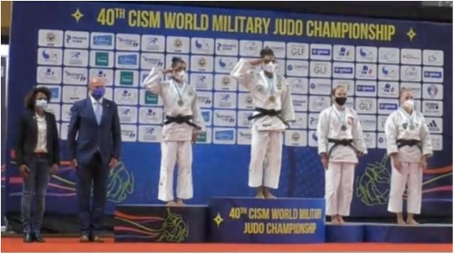 Rafaela e Willian são campeões mundiais militares e Brasil tem seis medalhas no primeiro dia de competição