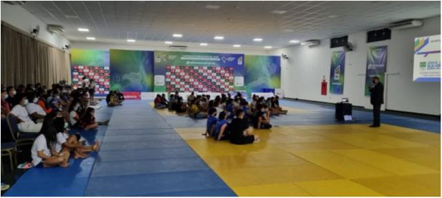 CBJ promove palestra sobre integridade no esporte aos atletas, técnicos, árbitros e staff do Brasileiro Sênior 