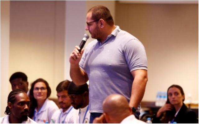 Rafael Silva representa Judô no III Fórum de Comissões de Atletas promovido pela CACOB
