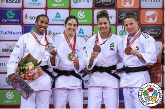 Ketleyn Quadros e Tamires Crude fazem dobradinha no Grand Slam da Geórgia